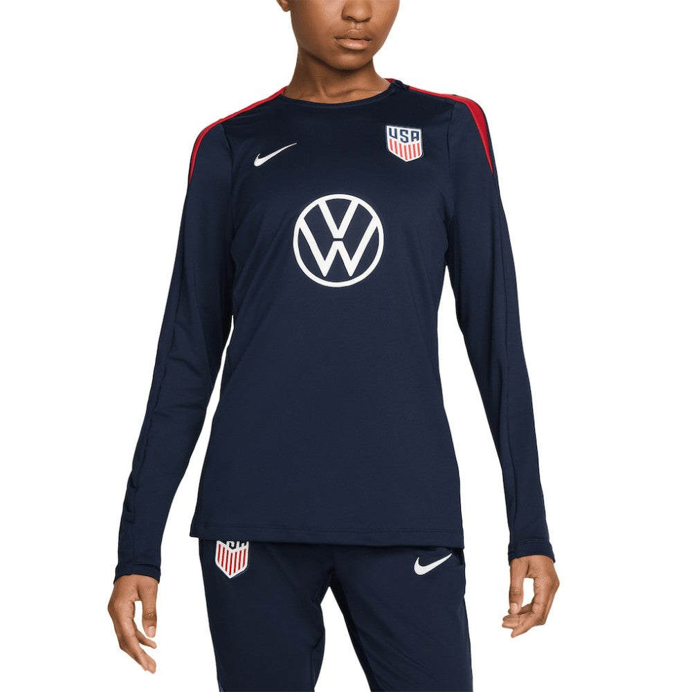 USMNT Women's 2024 Strike Performance Long Sleeve Top Navy - Nike discount