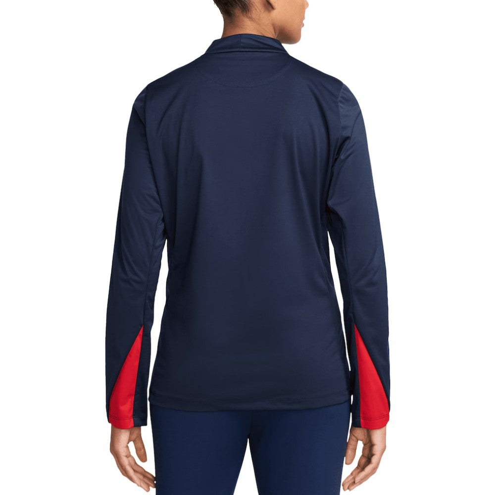 USMNT Women's 2024 Strike Drill Performance Quarter-Zip Pullover Top Navy - Nike discount