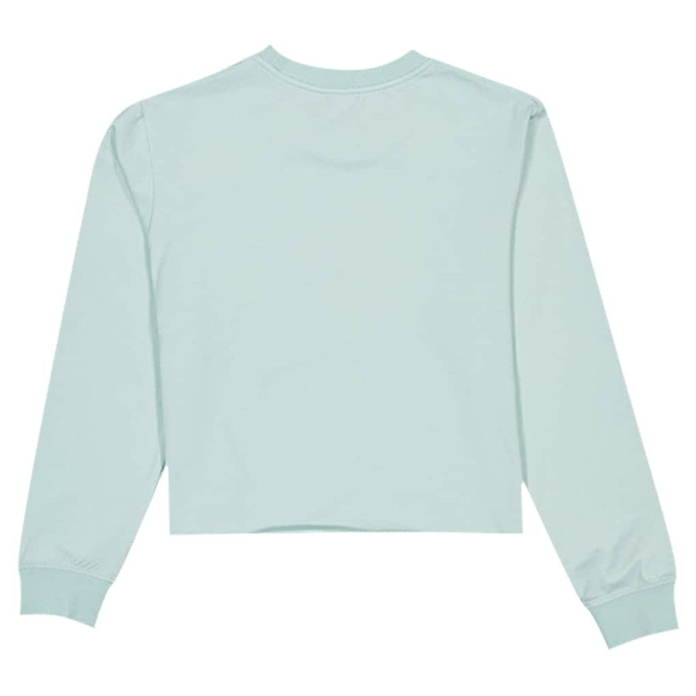 Atlanta Braves New Era Women's Breeze Logo Select Cropped Long Sleeve T-Shirt - Mint T-shirts