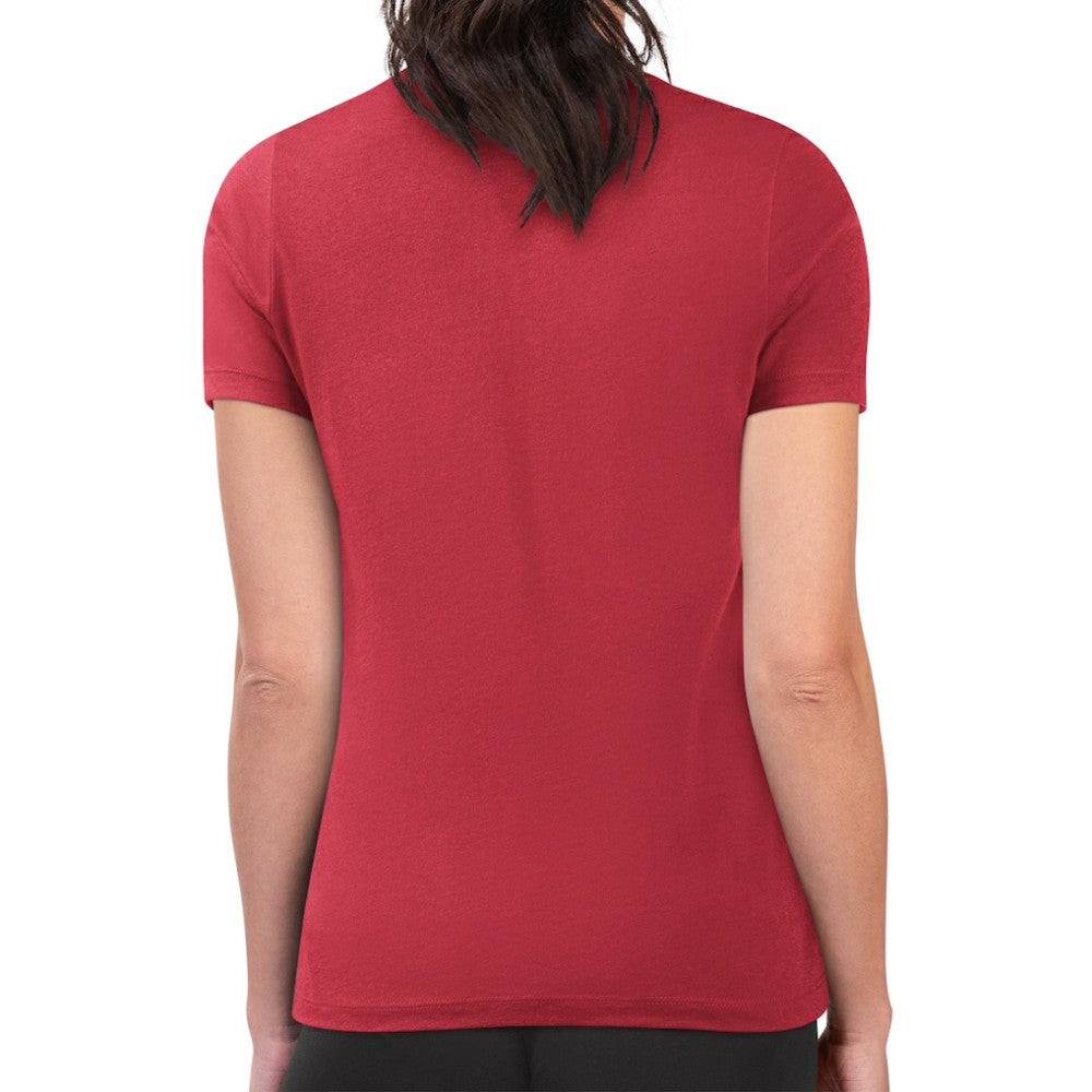 Boston Red Sox G-III 4Her by Carl Banks Women's Super-Slim Fit Lightweight Love Graphic Team T-Shirt - Red T-shirts
