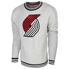 Portland Trail Blazers Stadium Essentials Club Level Pullover Sweatshirt Heather Gray