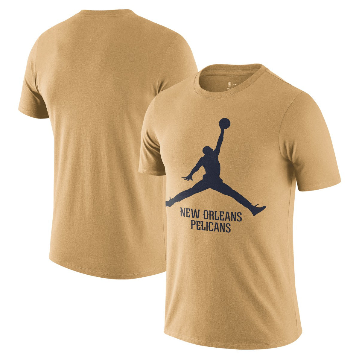 New Orleans Pelicans Essential Jumpman T-Shirt Gold - Nike