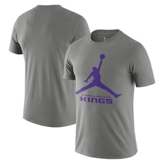 Sacramento Kings Essential Jumpman T-Shirt Gray - Nike outlet