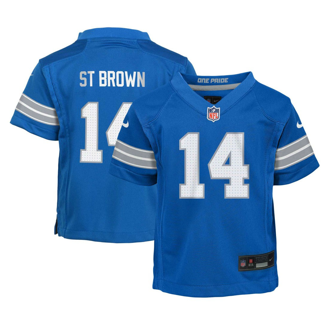 Amon-Ra St. Brown Detroit Lions Preschool Player Game Jersey - Blue Jerseys