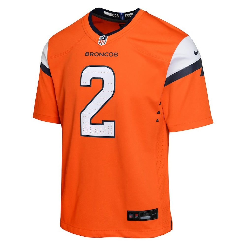 Patrick Surtain II Denver Broncos Youth Game Jersey - Orange Jerseys