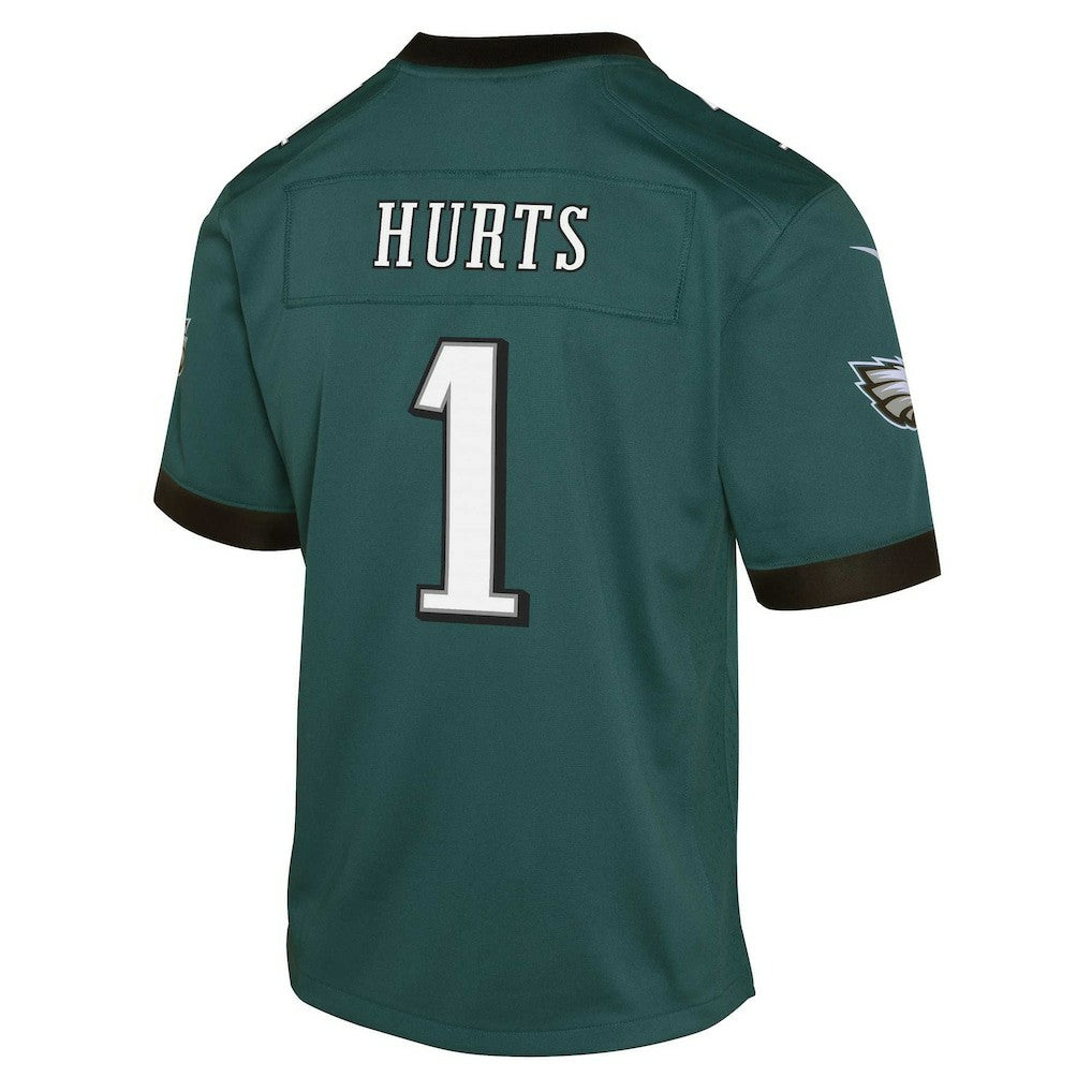 Jalen Hurts Philadelphia Eagles Youth Game Jersey - Green Jerseys