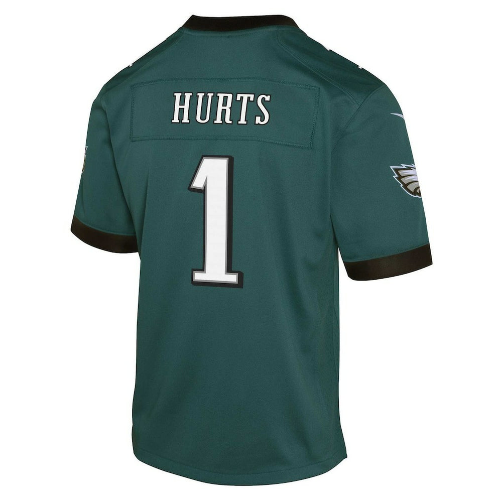 Jalen Hurts Philadelphia Eagles Youth Game Jersey - Green Jerseys