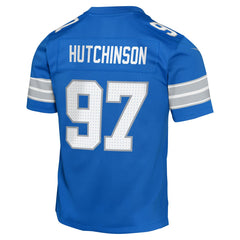 Aidan Hutchinson Detroit Lions Youth Game Jersey - Blue Jerseys