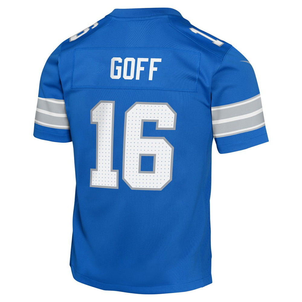 Jared Goff Detroit Lions Youth Game Jersey - Blue Jerseys