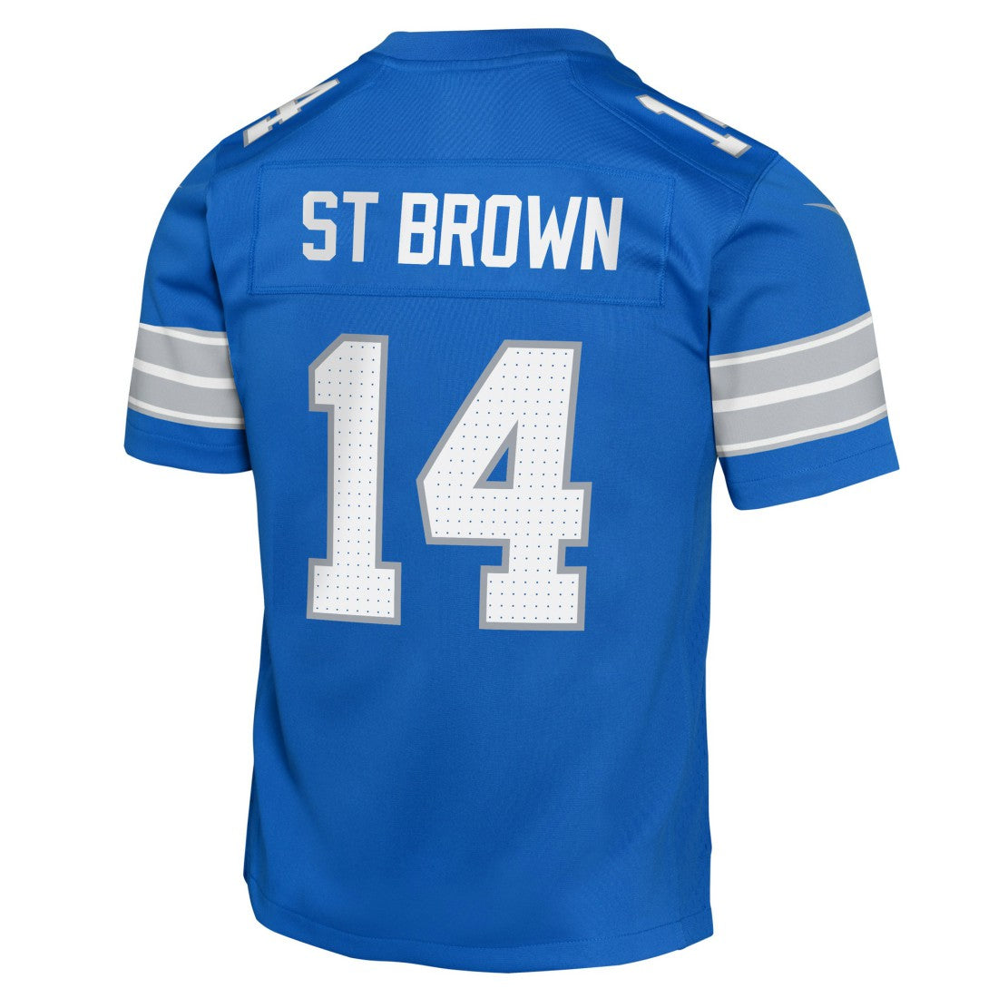 Amon-Ra St. Brown Detroit Lions Youth Game Jersey - Blue Jerseys