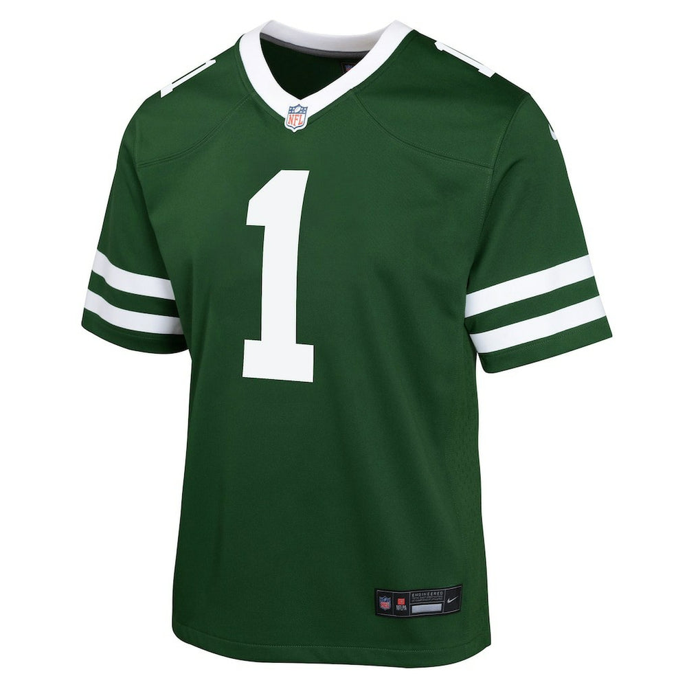 Ahmad Sauce Gardner New York Jets Youth Game Jersey - Green Jerseys