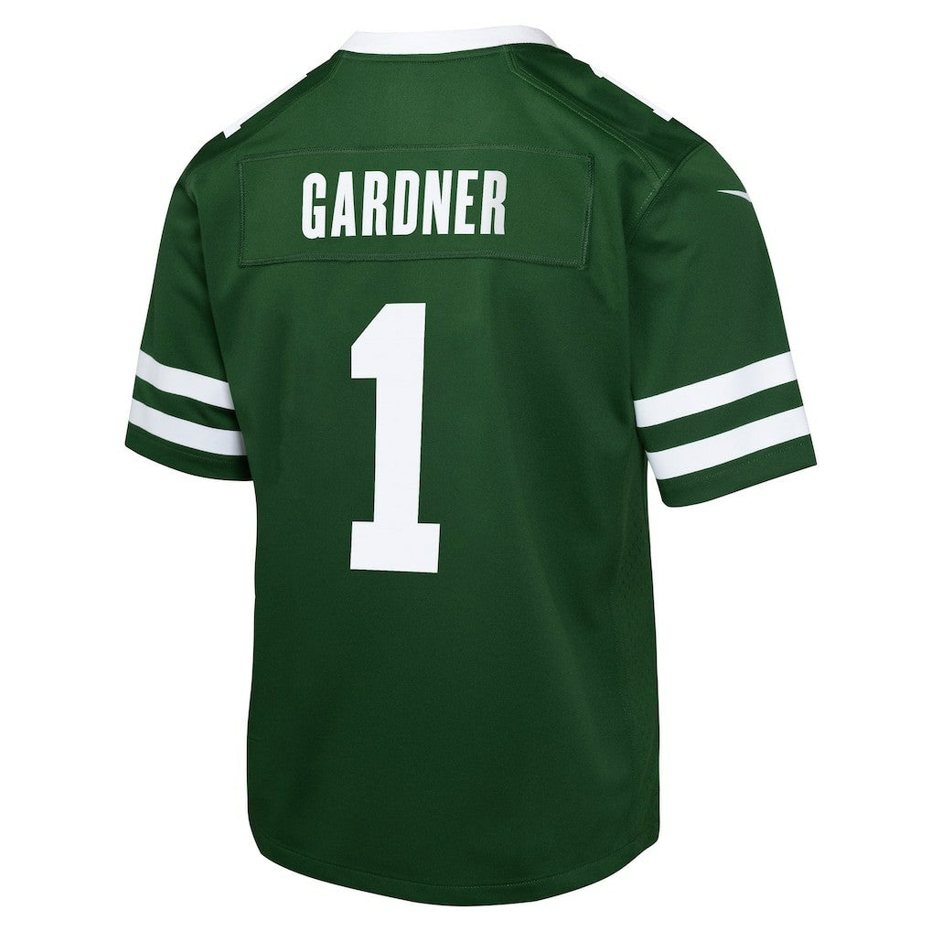 Ahmad Sauce Gardner New York Jets Youth Game Jersey - Green Jerseys