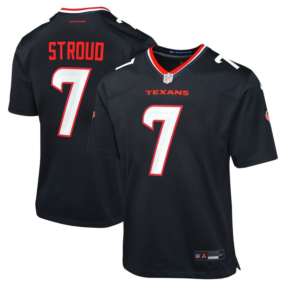 C.J. Stroud Houston Texans Youth Game Jersey - Navy Jerseys