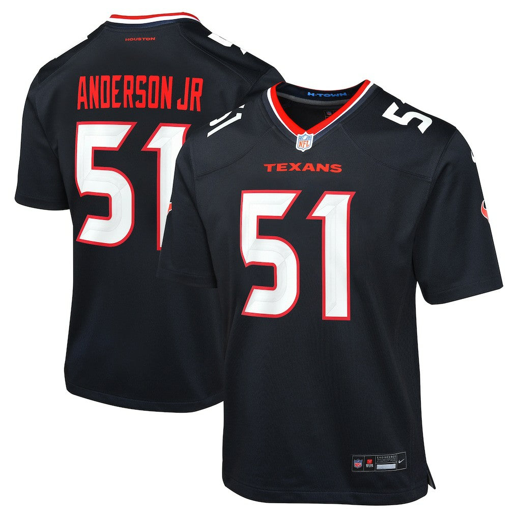 Will Anderson Jr. Houston Texans Youth Game Jersey - Navy Jerseys