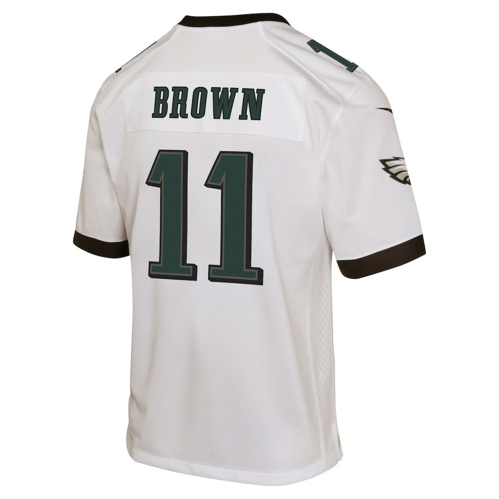 A.J. Brown Philadelphia Eagles Youth Game Jersey - White Jerseys