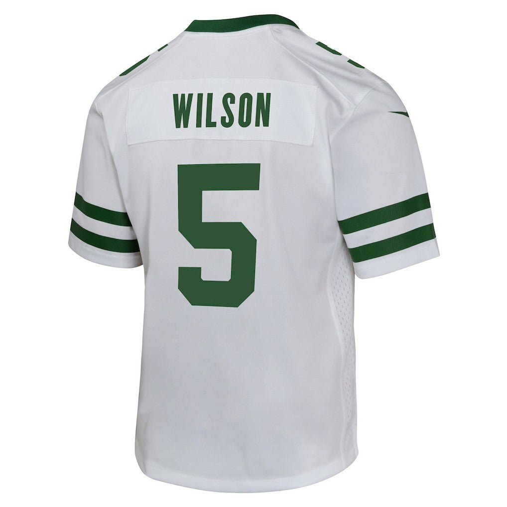 Garrett Wilson New York Jets Youth Game Jersey - White Jerseys