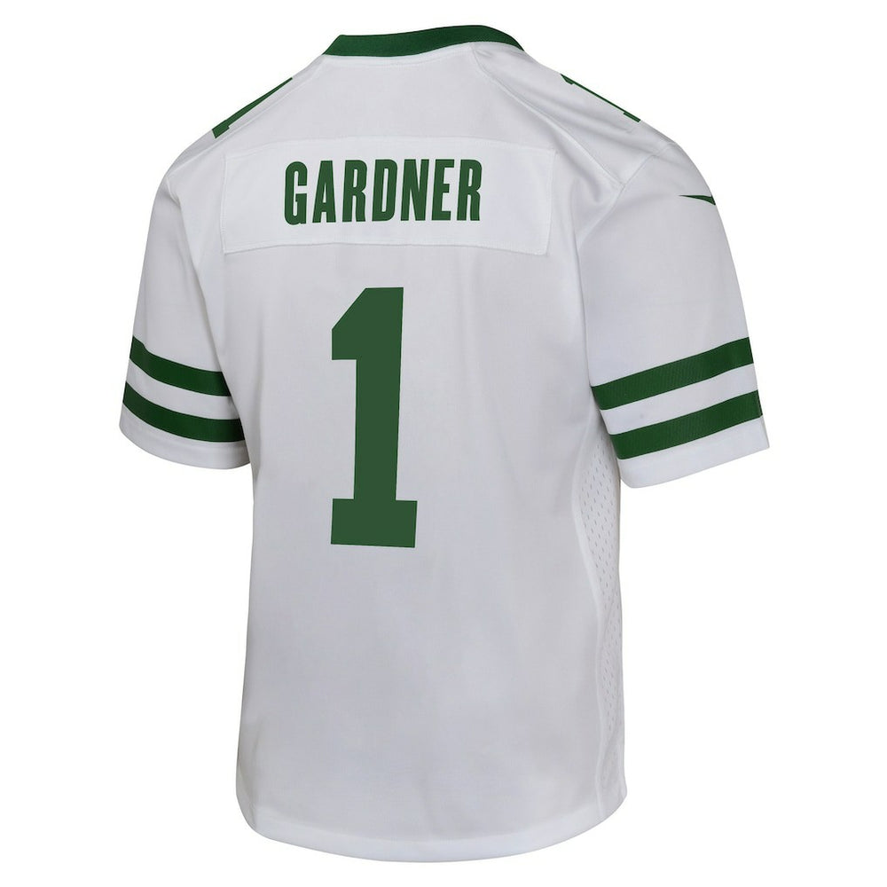 Ahmad Sauce Gardner New York Jets Youth Game Jersey - White Jerseys