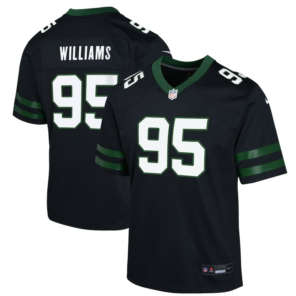 Quinnen Williams New York Jets Youth Game Jersey - Black Jerseys