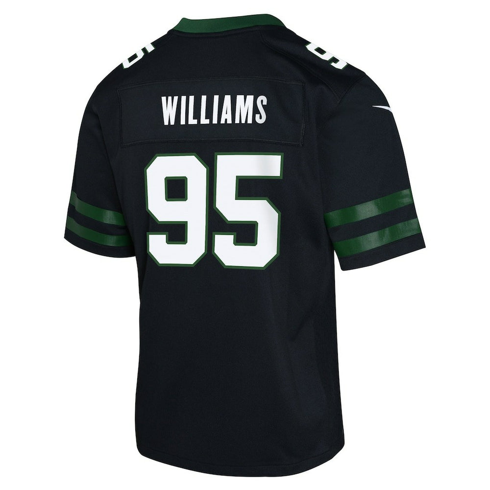 Quinnen Williams New York Jets Youth Game Jersey - Black Jerseys