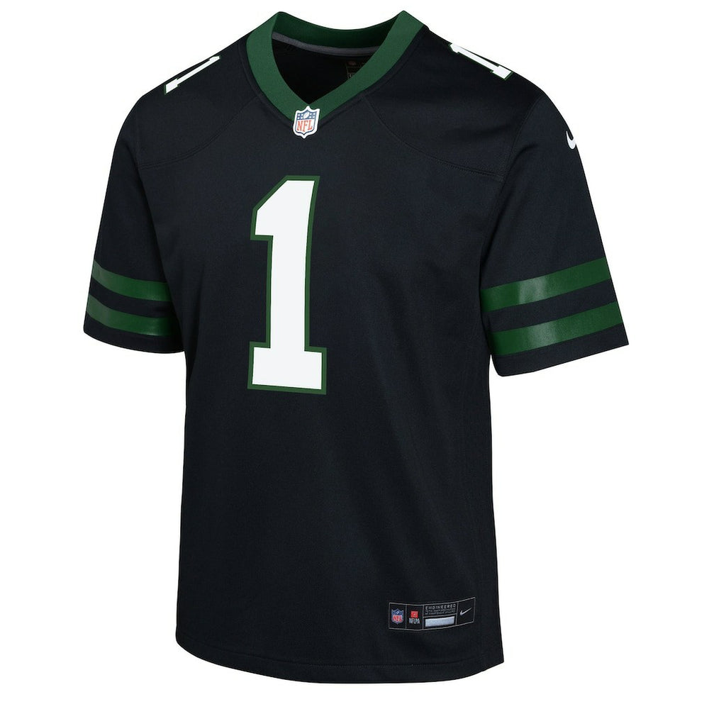 Ahmad Sauce Gardner New York Jets Youth Game Jersey - Black Jerseys