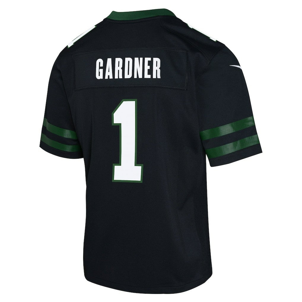 Ahmad Sauce Gardner New York Jets Youth Game Jersey - Black Jerseys