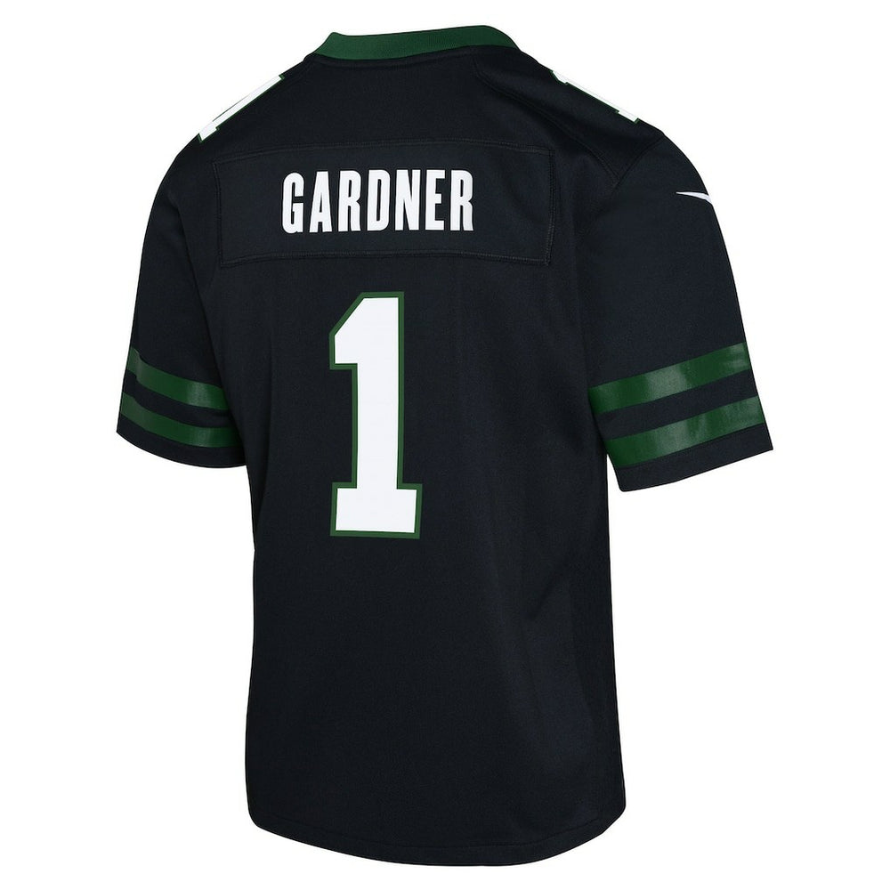 Ahmad Sauce Gardner New York Jets Youth Game Jersey - Black Jerseys