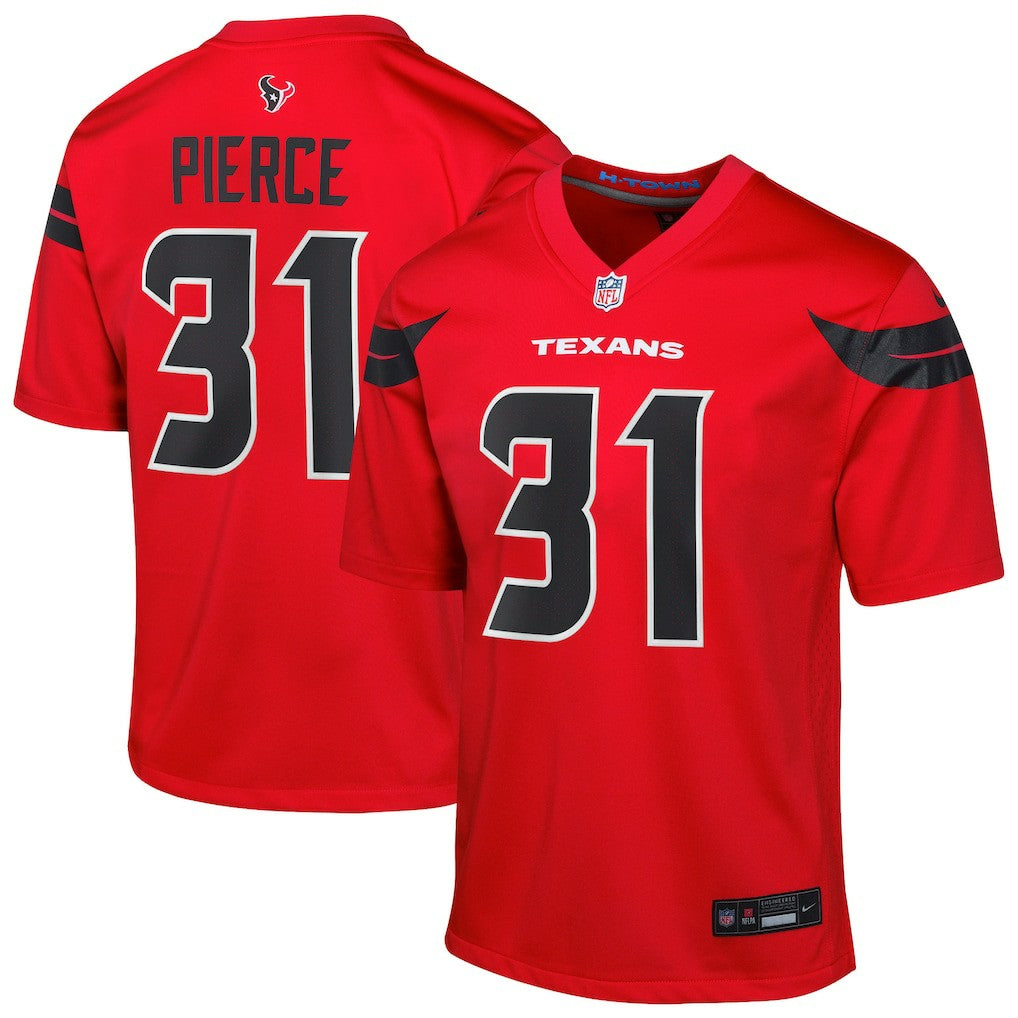 Dameon Pierce Houston Texans Youth Game Jersey - Red Jerseys
