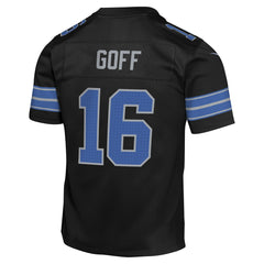 Jared Goff Detroit Lions Youth Game Jersey - Black Jerseys