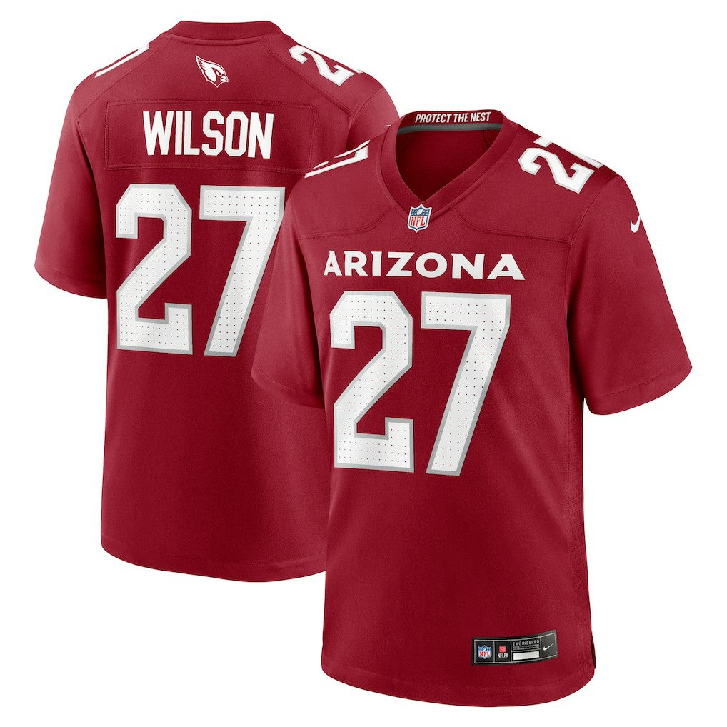 Divaad Wilson Arizona Cardinals Team Game Jersey - Cardinal Jerseys