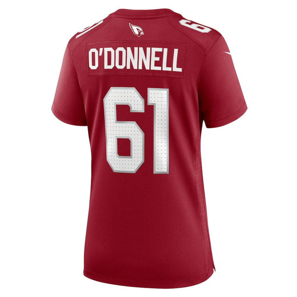 Carter O'Donnell Arizona Cardinals Women's Team Game Jersey - Cardinal Jerseys