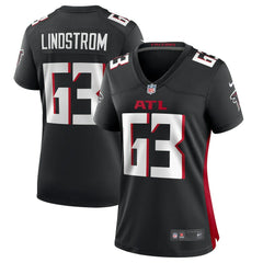 Chris Lindstrom Atlanta Falcons Women's Team Game Jersey - Black Jerseys