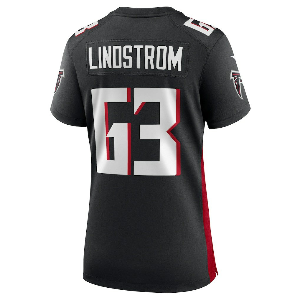 Chris Lindstrom Atlanta Falcons Women's Team Game Jersey - Black Jerseys