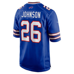Ty Johnson Buffalo Bills Team Game Jersey - Royal Jerseys