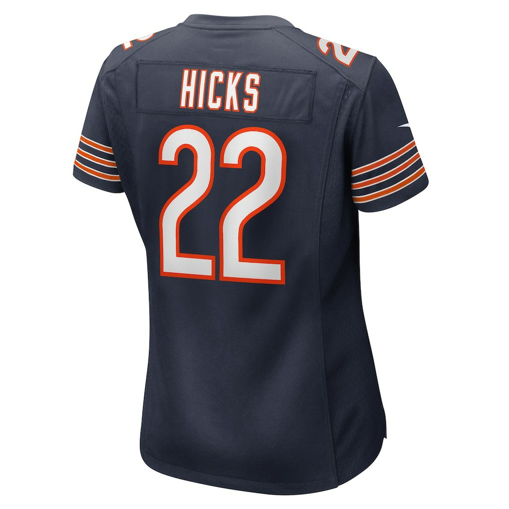 Elijah Hicks Chicago Bears Women's Team Game Jersey - Navy Jerseys