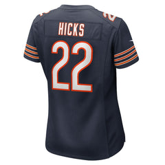 Elijah Hicks Chicago Bears Women's Team Game Jersey - Navy Jerseys