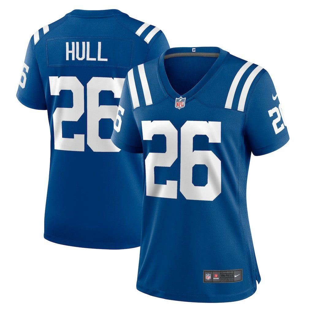 Evan Hull Indianapolis Colts Women's Team Game Jersey - Royal Jerseys