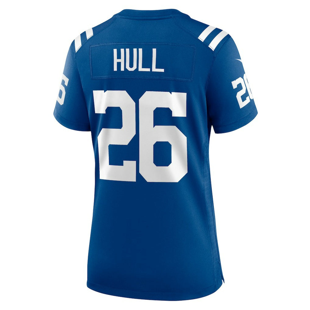 Evan Hull Indianapolis Colts Women's Team Game Jersey - Royal Jerseys