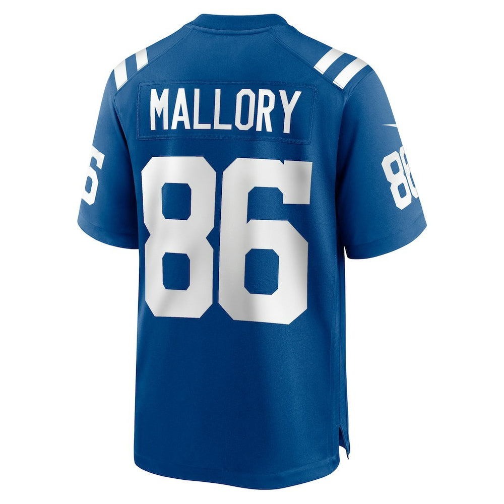 Will Mallory Indianapolis Colts Team Game Jersey - Royal Jerseys