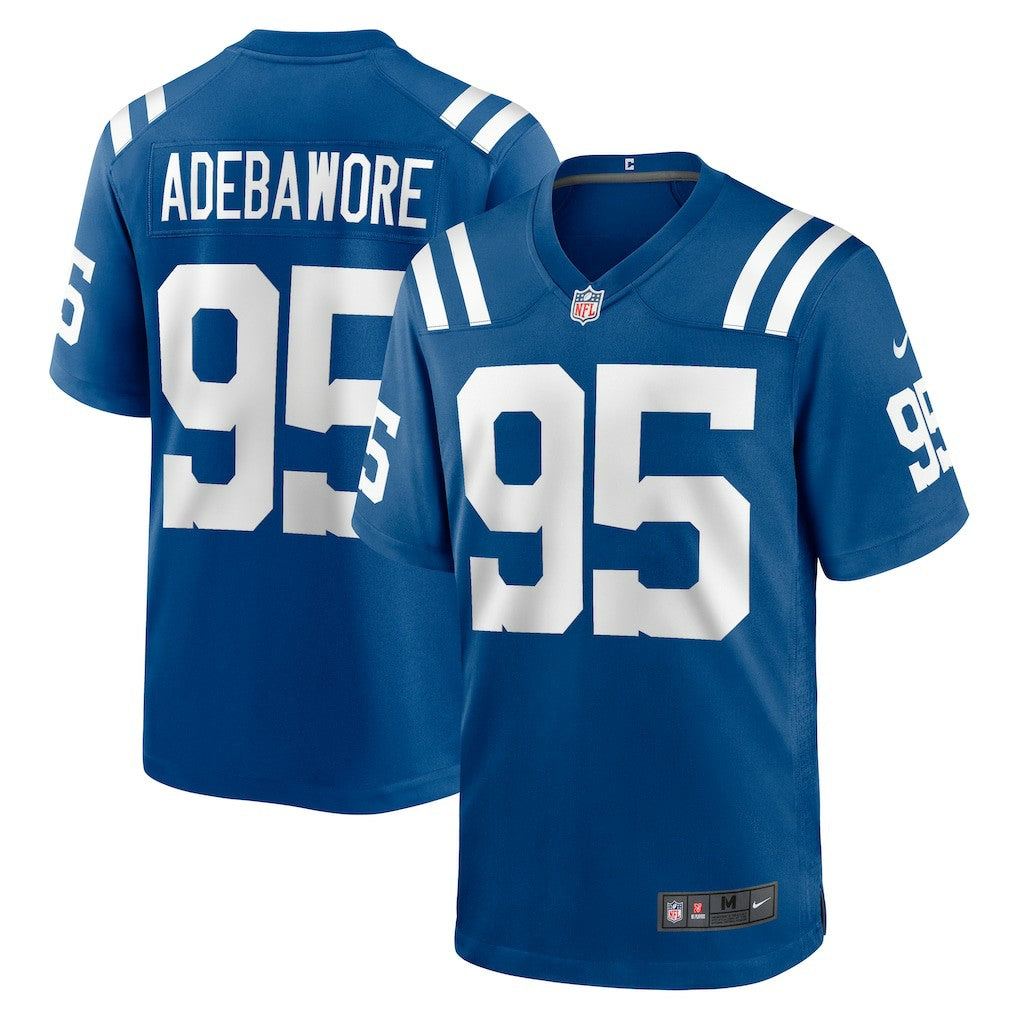 Adetomiwa Adebawore Indianapolis Colts Team Game Jersey - Royal Jerseys