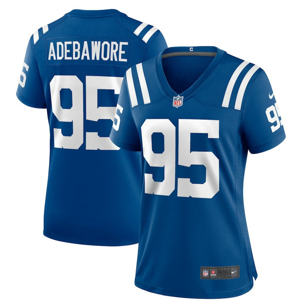 Adetomiwa Adebawore Indianapolis Colts Women's Team Game Jersey - Royal Jerseys