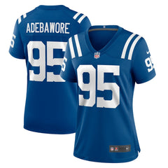 Adetomiwa Adebawore Indianapolis Colts Women's Team Game Jersey - Royal Jerseys