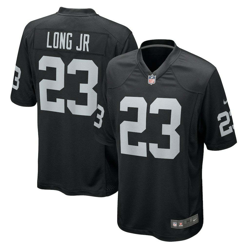 David Long Jr. Las Vegas Raiders Team Game Jersey - Black Jerseys