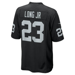 David Long Jr. Las Vegas Raiders Team Game Jersey - Black Jerseys