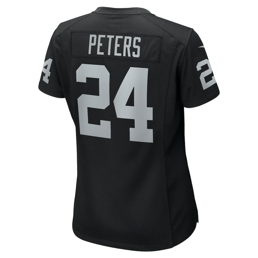 Marcus Peters Las Vegas Raiders Women's Team Game Jersey - Black Jerseys