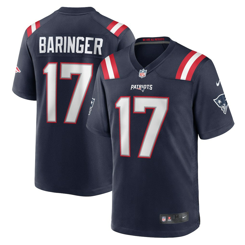 Bryce Baringer New England Patriots Team Game Jersey - Navy Jerseys