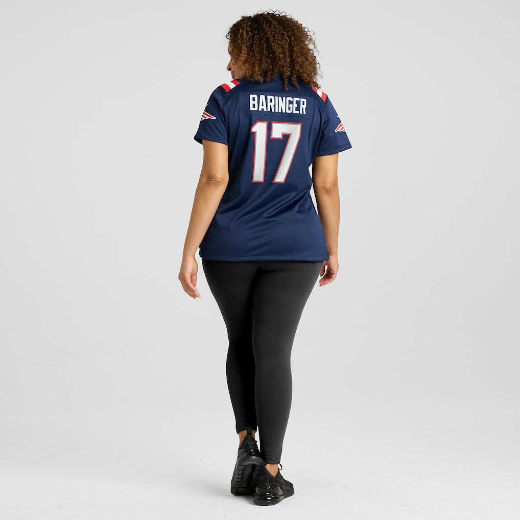 Bryce Baringer New England Patriots Women's Game Jersey - Navy Jerseys