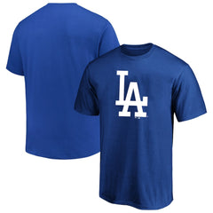 Los Angeles Dodgers Profile Big & Tall Primary Logo T-Shirt - Royal T-shirts