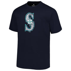Seattle Mariners Profile Big & Tall Primary Logo T-Shirt - Navy T-shirts