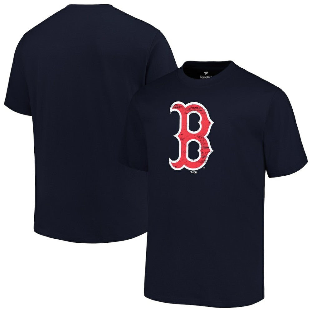 Boston Red Sox Profile Big & Tall Primary Logo T-Shirt - Navy T-shirts