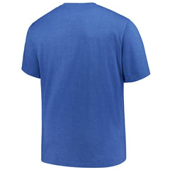 Los Angeles Dodgers Profile Big & Tall Weathered Logo T-Shirt - Heather Royal T-shirts